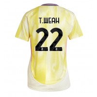 Juventus Timothy Weah #22 Vonkajší Ženy futbalový dres 2024-25 Krátky Rukáv